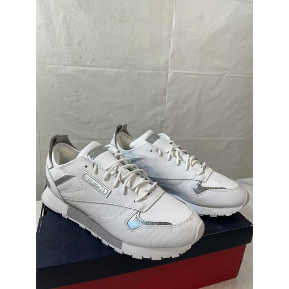 Reebok Classic Leather Ree Dux 'White Grey' FV3539 Woman’s Size 10 New - Picture 4 of 12